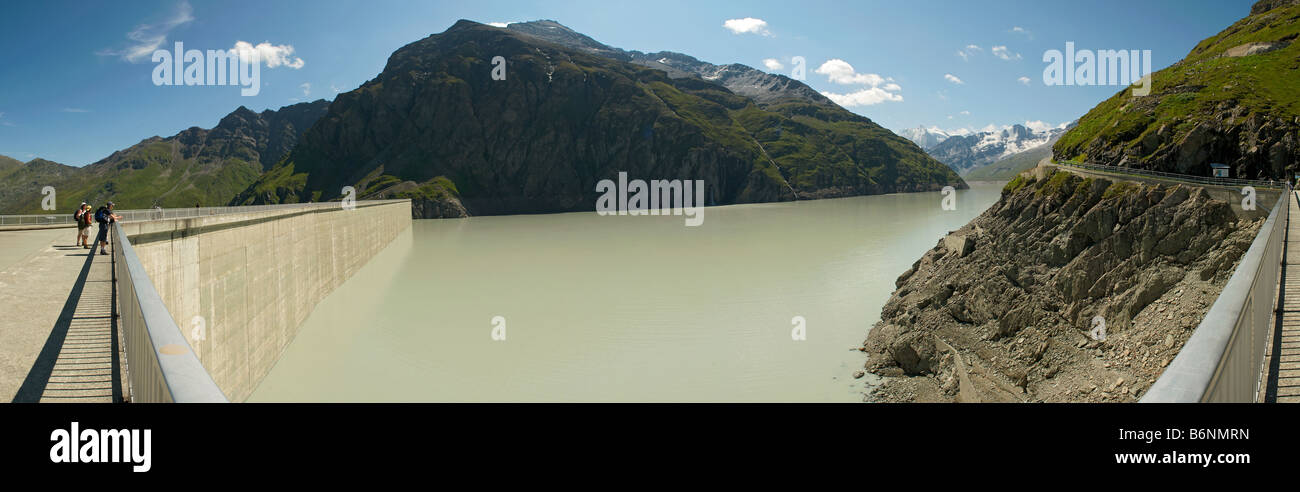 La grande diga di Grand Dixence Foto Stock