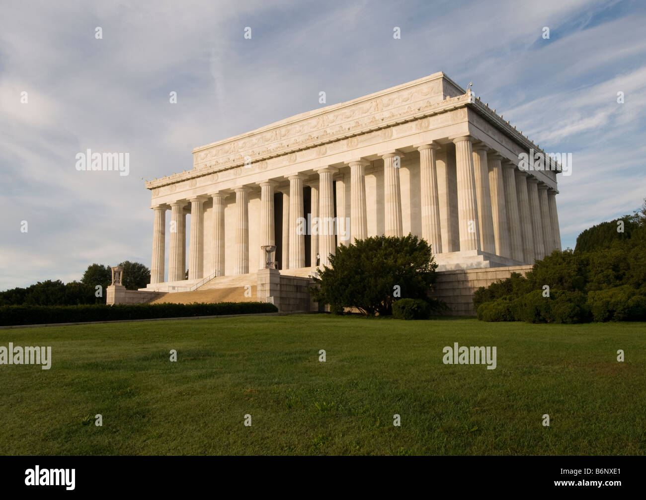 Il Lincoln Memorial, Washington DC, Stati Uniti d'America Foto Stock