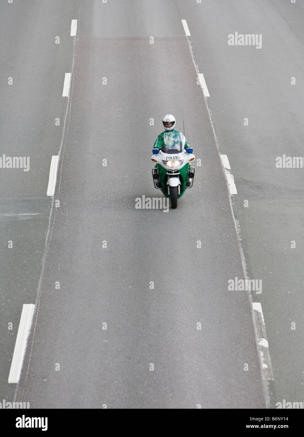 Polizia moto Foto Stock