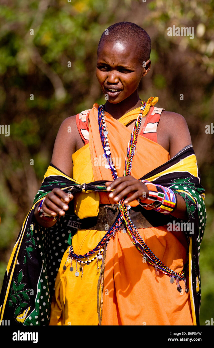 Il Masai Mara le donne Foto Stock