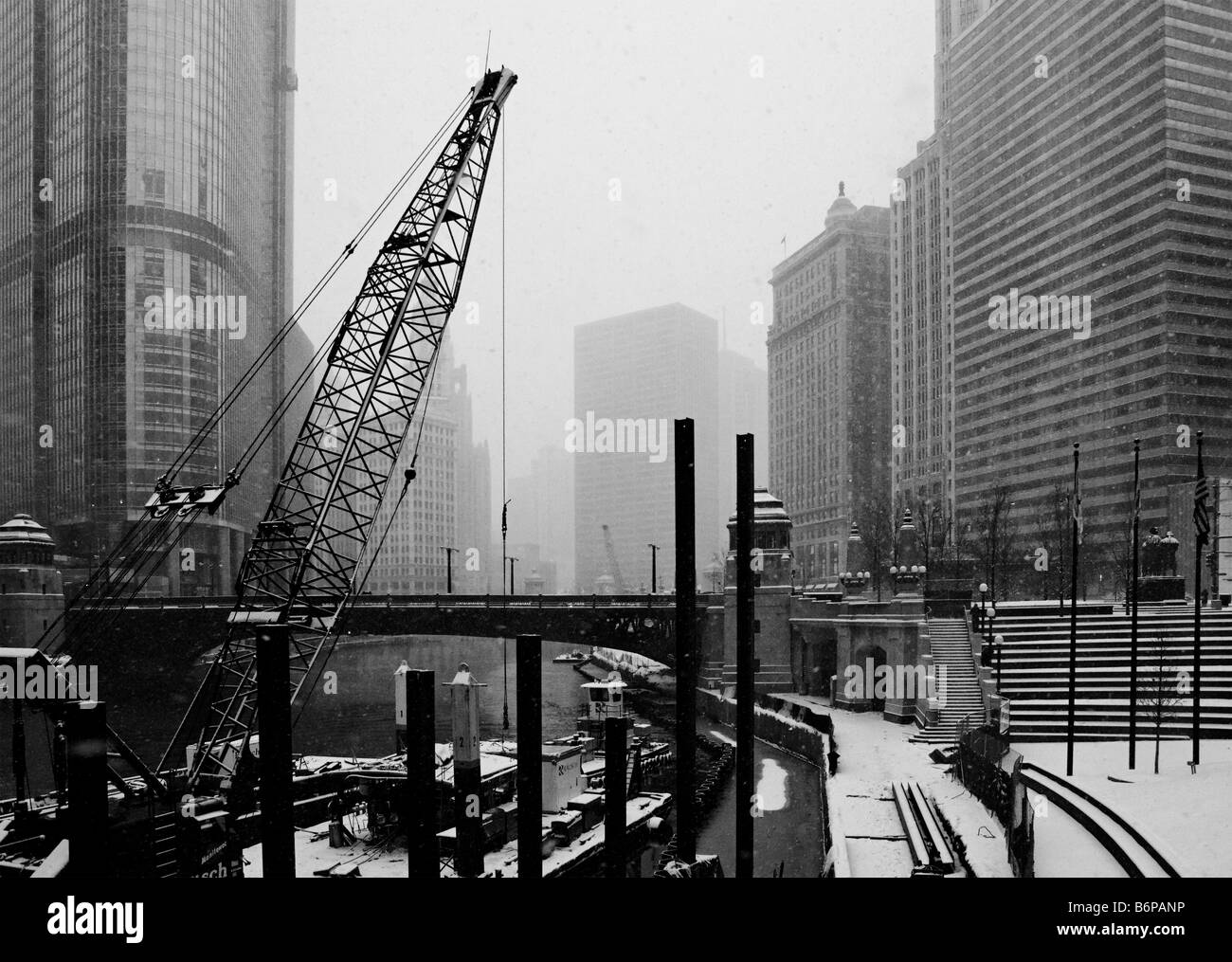 Fiume del Chicago Foto Stock