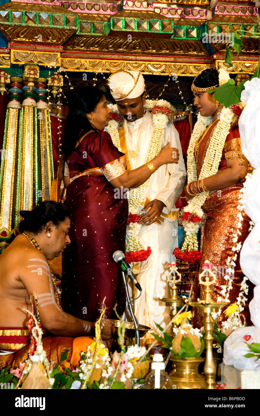 Tamil nozze indù di Kuala Lumpur in Malesia Foto Stock