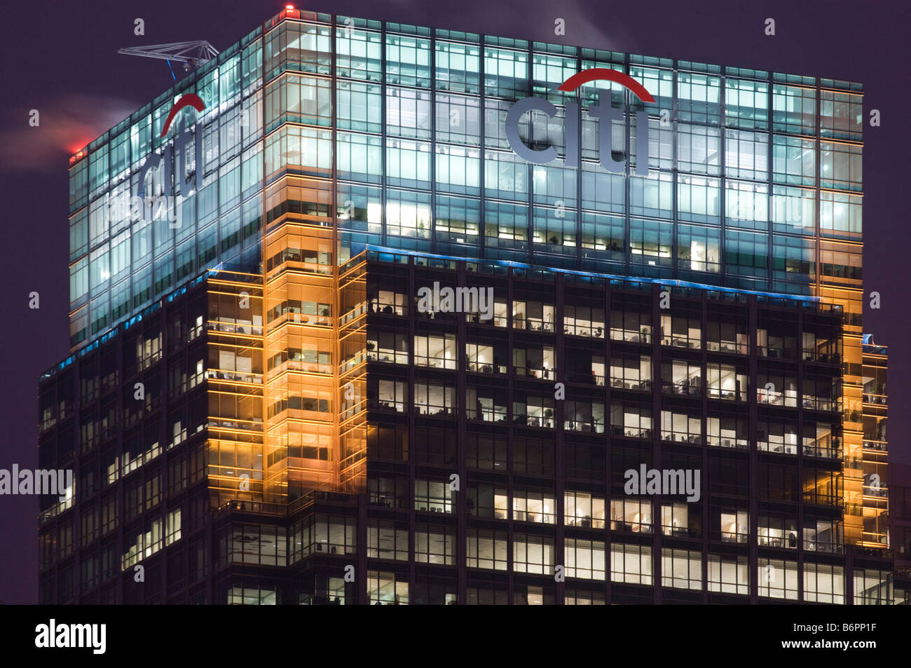 25 Canada Square - Centro di Citi - Canary Wharf - Londra Foto Stock