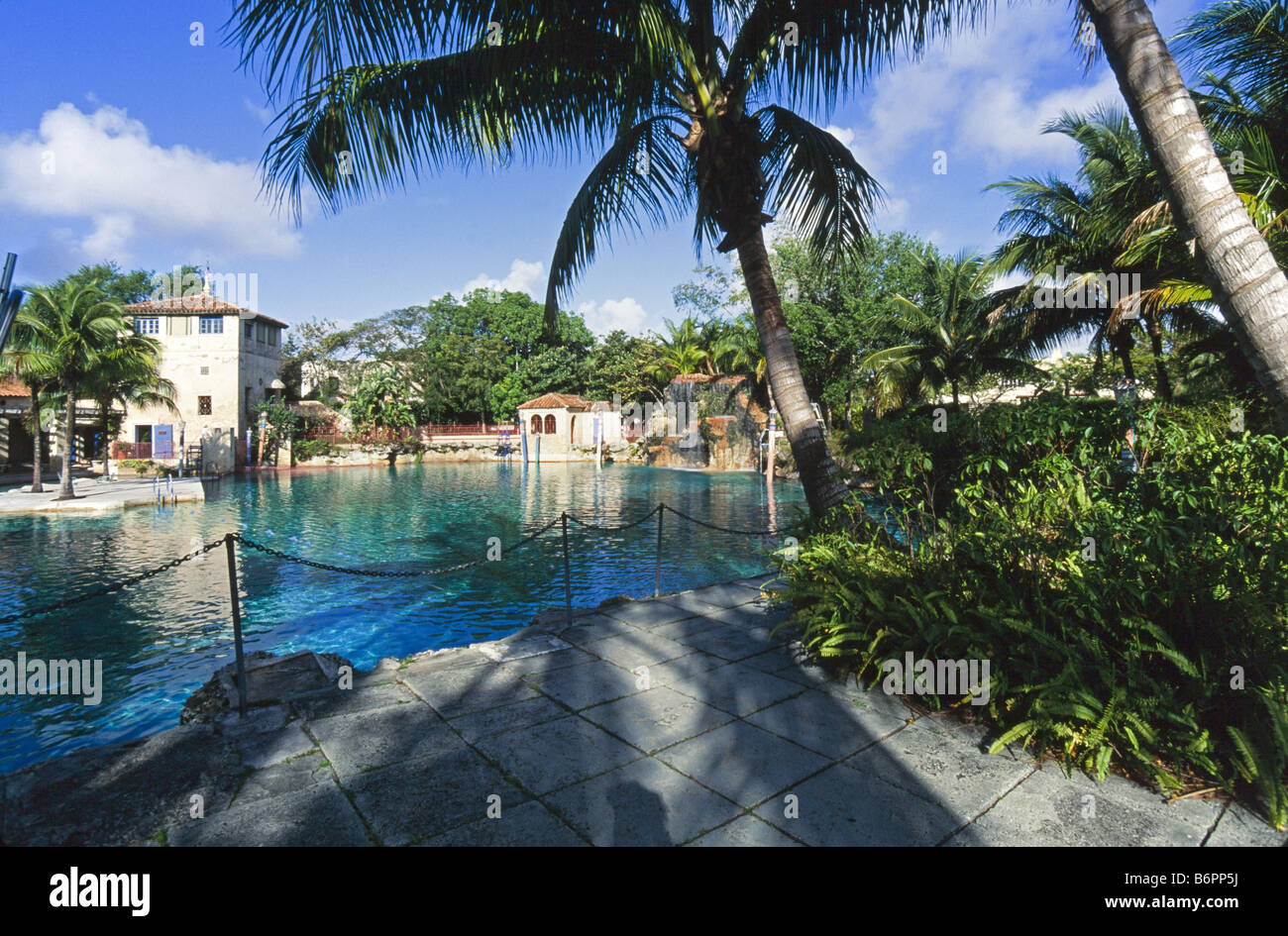 Venetion Piscina, piscina pubblica, Coral Gables, Foto Stock