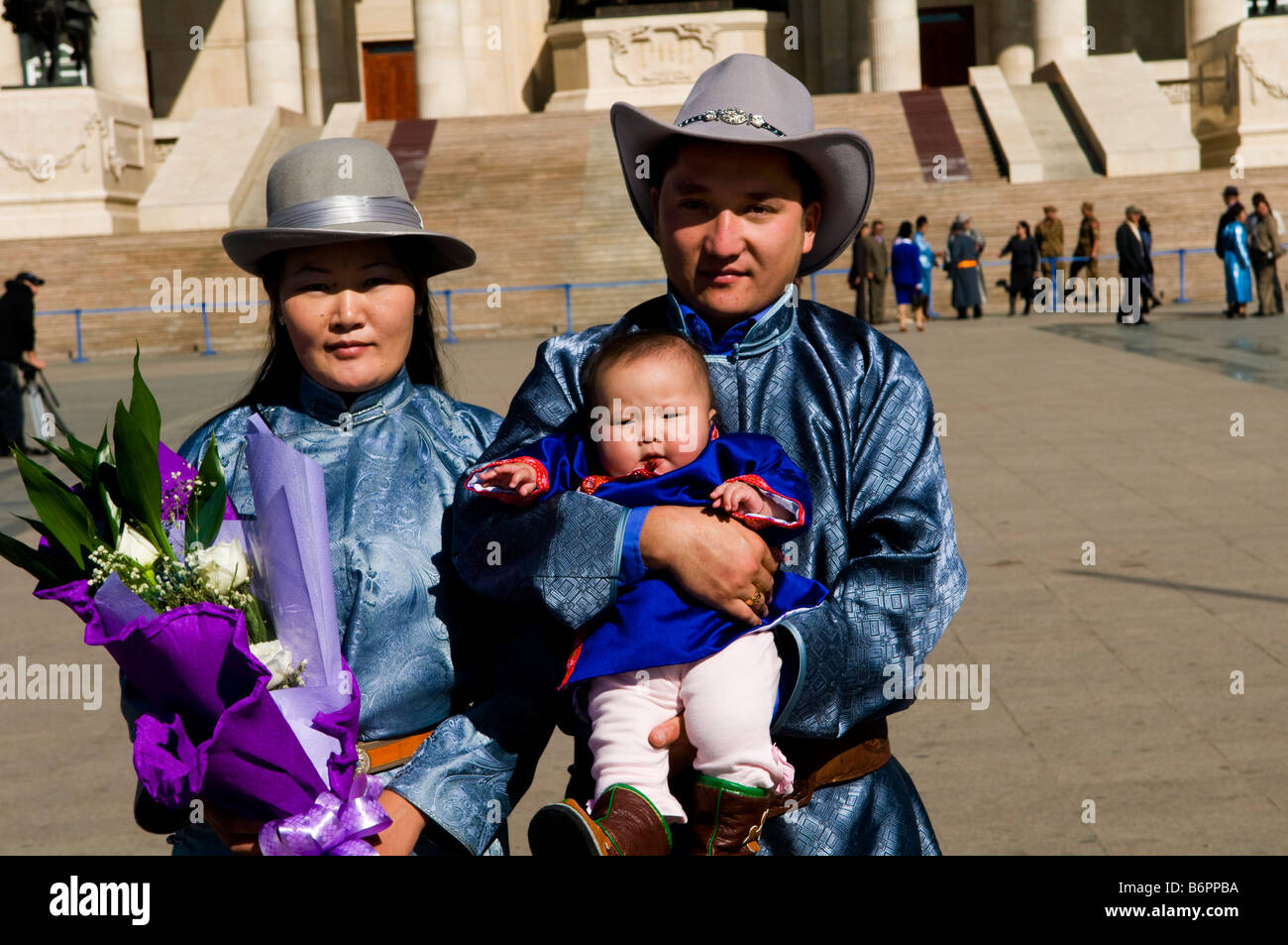Padre s amore di madre Foto Stock