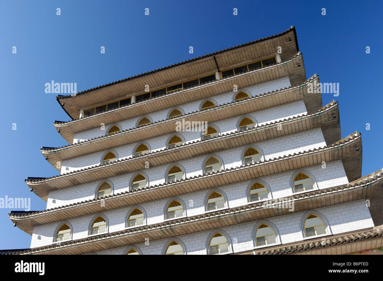 A sette piani Stupa Cham Shan tempio buddista Foto Stock