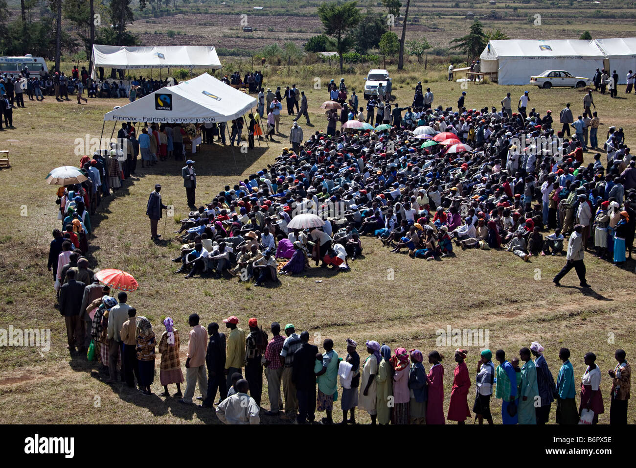 Elezione del Kenya sconvolgimento Foto Stock