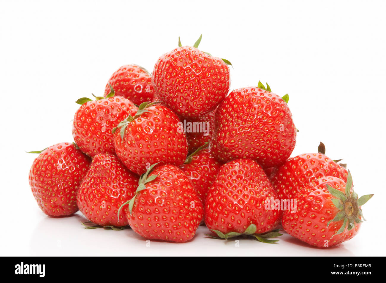 Cumulo di fragola Foto Stock