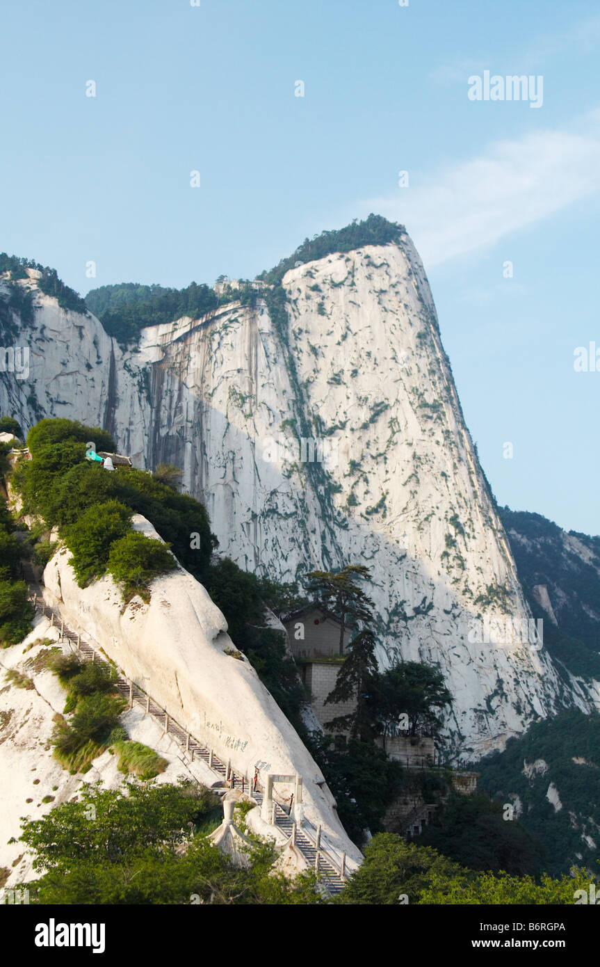 Sacro Monte Huashan, Xian, Cina Foto Stock