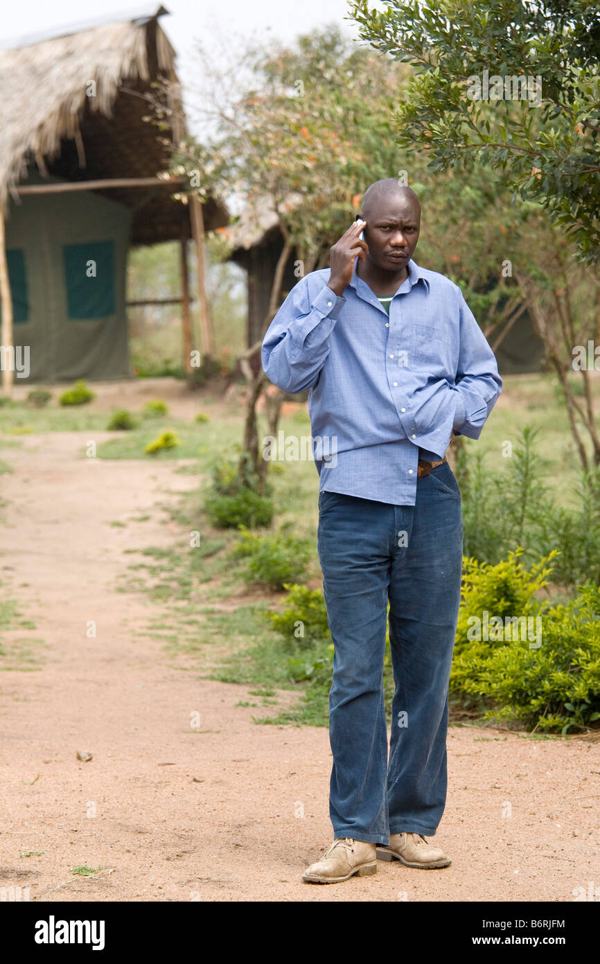 Tour guida Masai Mara game park Kenya Africa Foto Stock