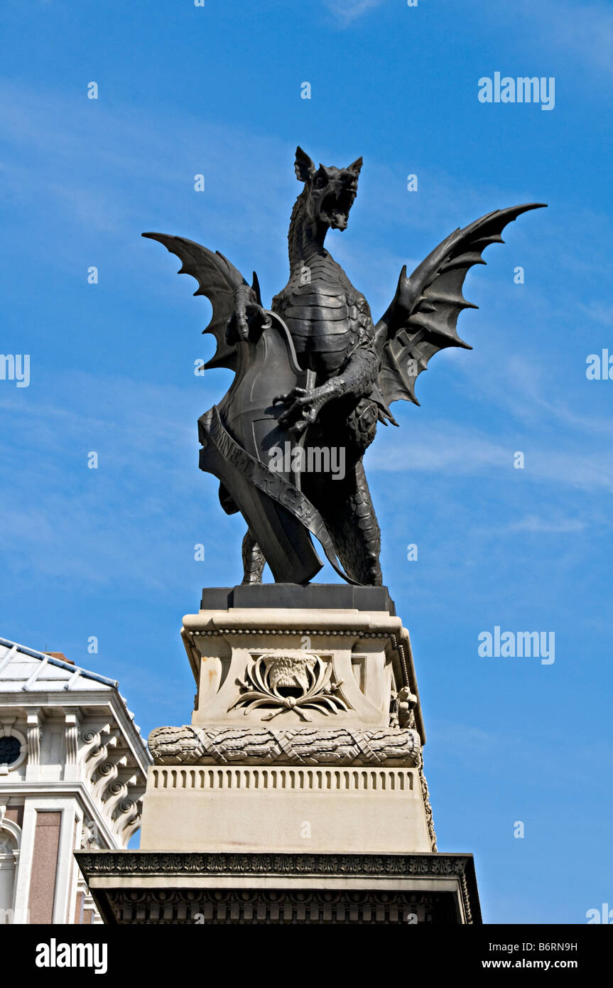 Marcatura di Griffin Westminster e fino al confine della città di Londra Foto Stock