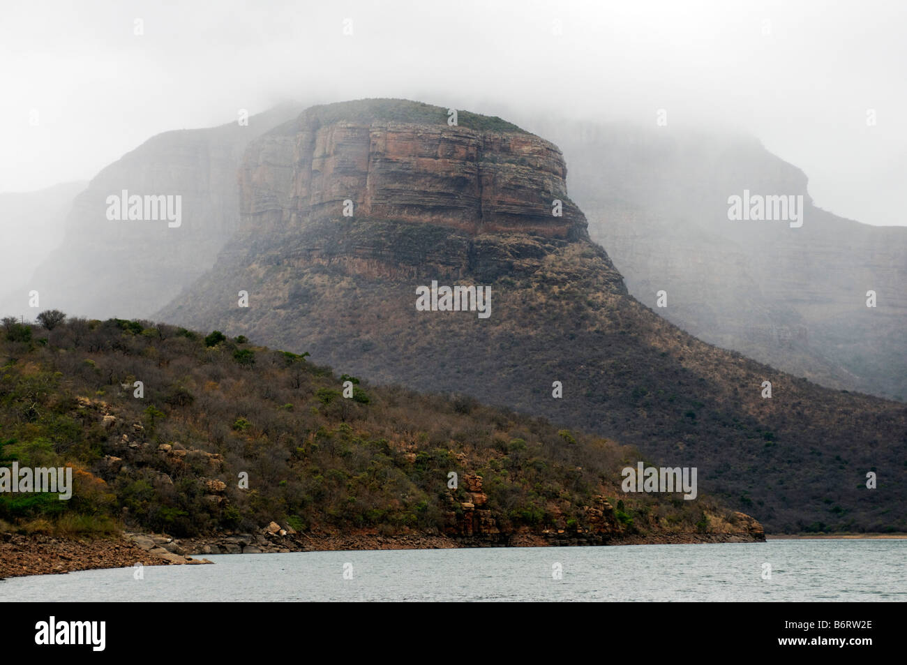 Tempesta su Blyde River Canyon - Mpumalanga in Sudafrica, Africa Foto Stock