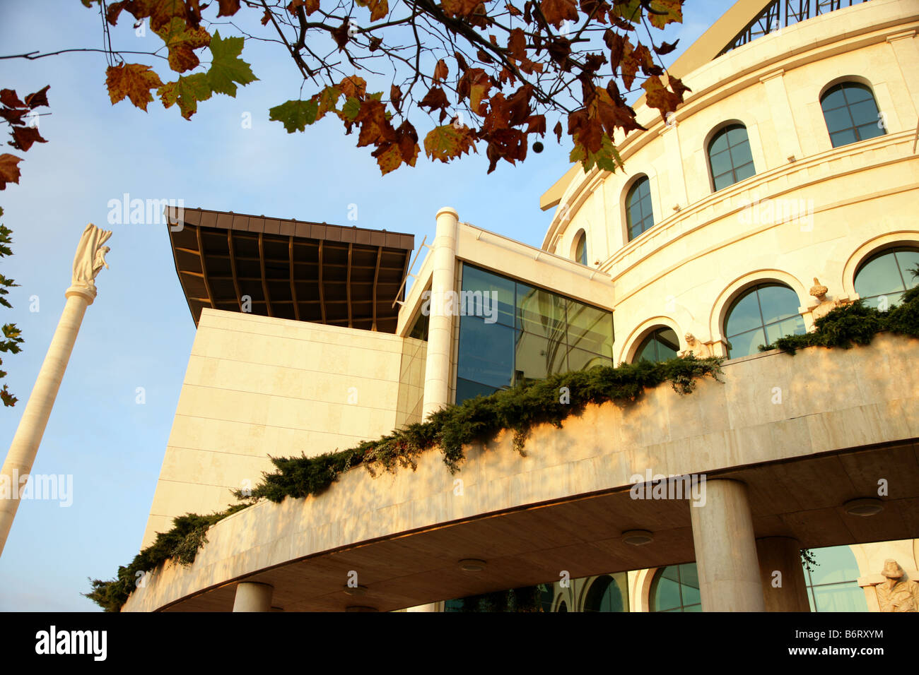 Palazzo delle Arti del Teatro Nazionale di Budapest Ungheria Foto Stock