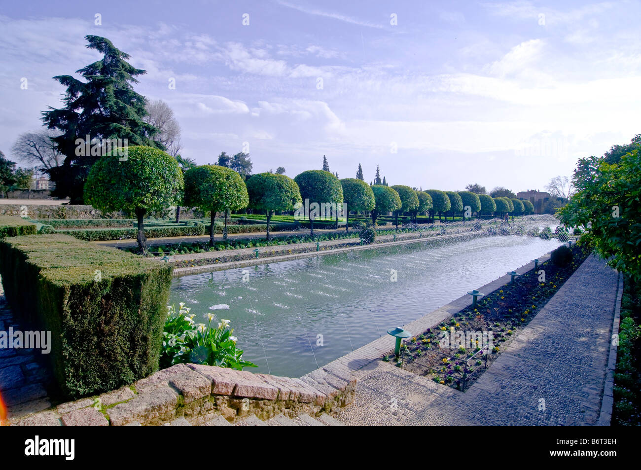 L'Alcazar dei Re Cristiani, Cordoba Foto Stock