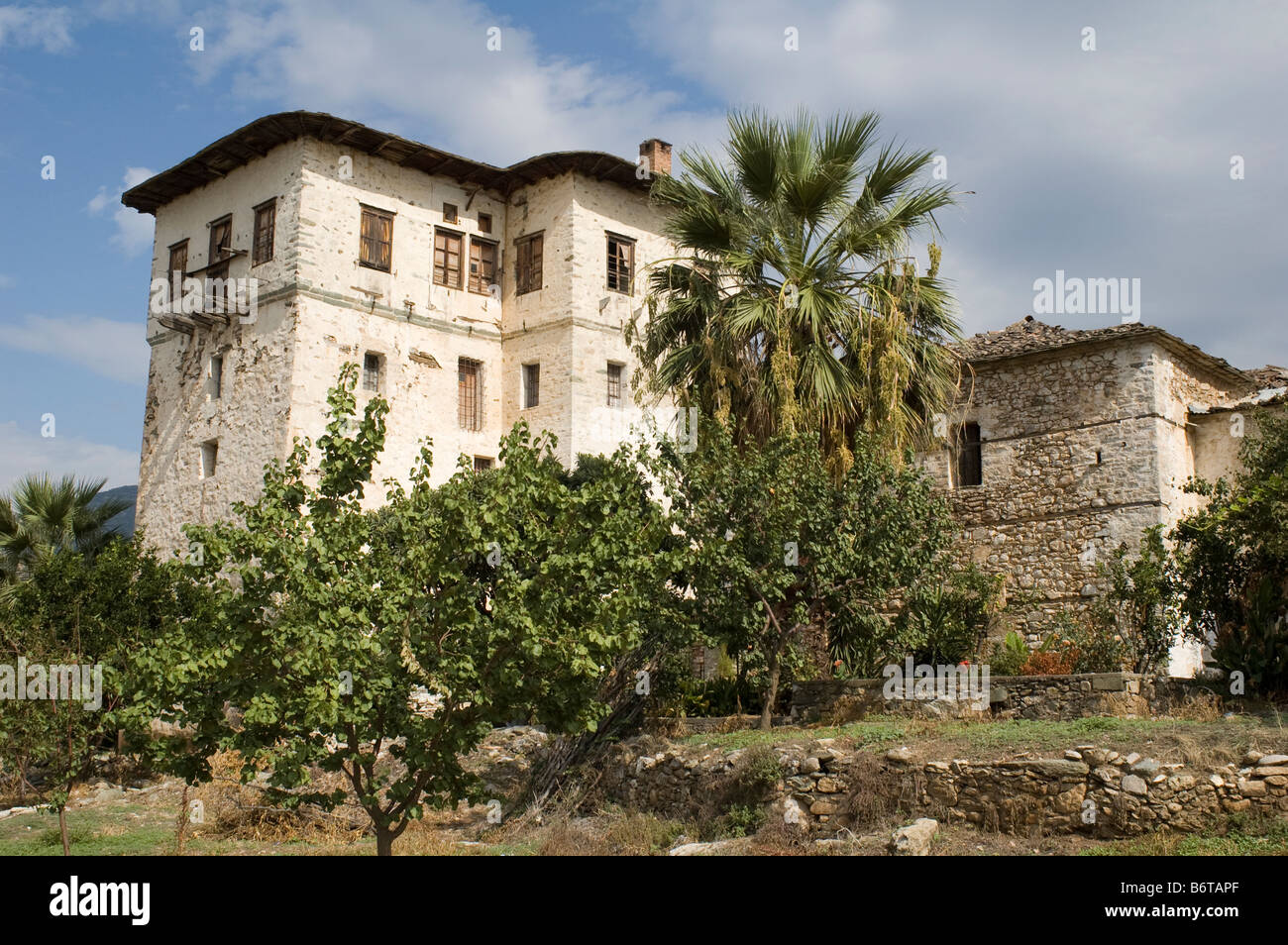 Vecchio Castello in Grecia Foto Stock