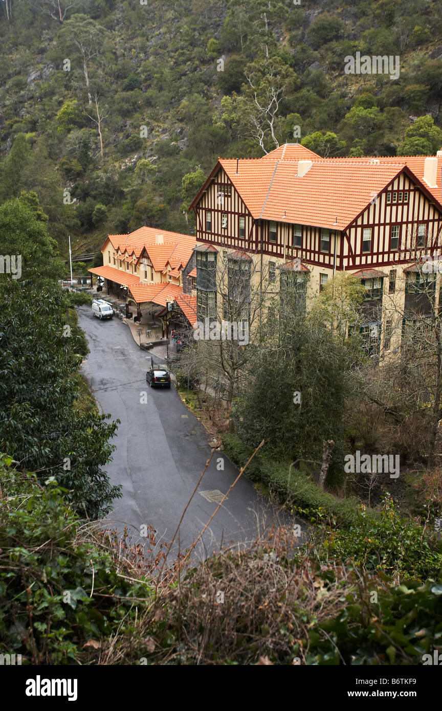 Storica Casa Grotte Caverne di Jenolan Blue Mountains Nuovo Galles del Sud Australia Foto Stock