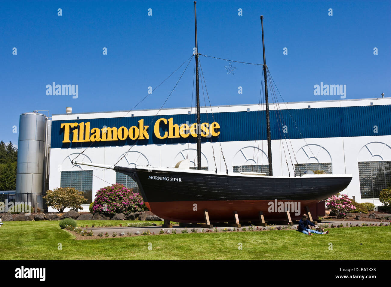 Tillamook caseificio sull'autostrada 101 nord Tillamook, Oregon, Stati Uniti d'America Foto Stock