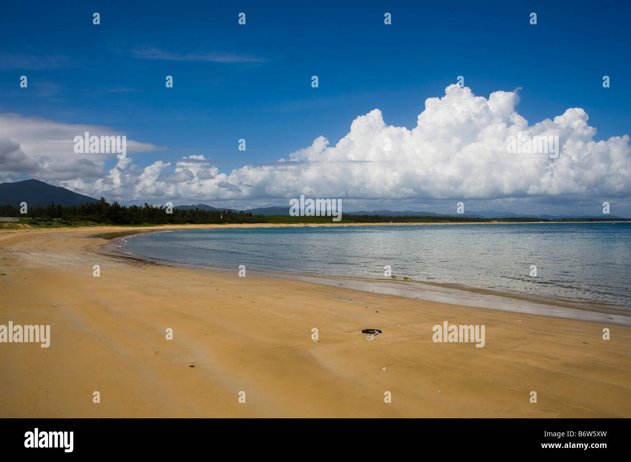 Cina, Cinese,Asia Orientale,Asia,Hainan,Sanya,Beach Foto Stock