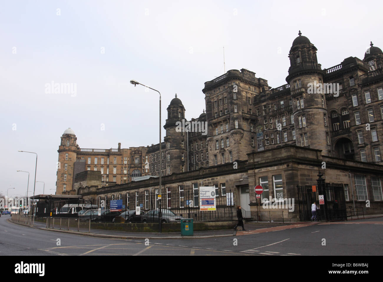 Esterno del Glasgow Royal Infirmary Dicembre 2008 Foto Stock