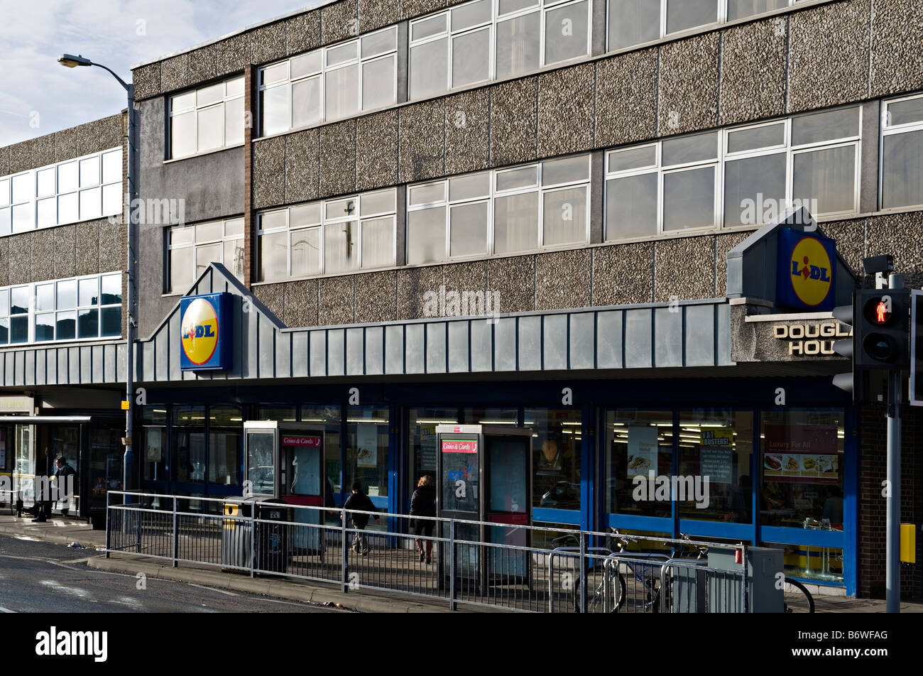 Supermercato Lidl in Tonbridge, Kent, Inghilterra Foto Stock