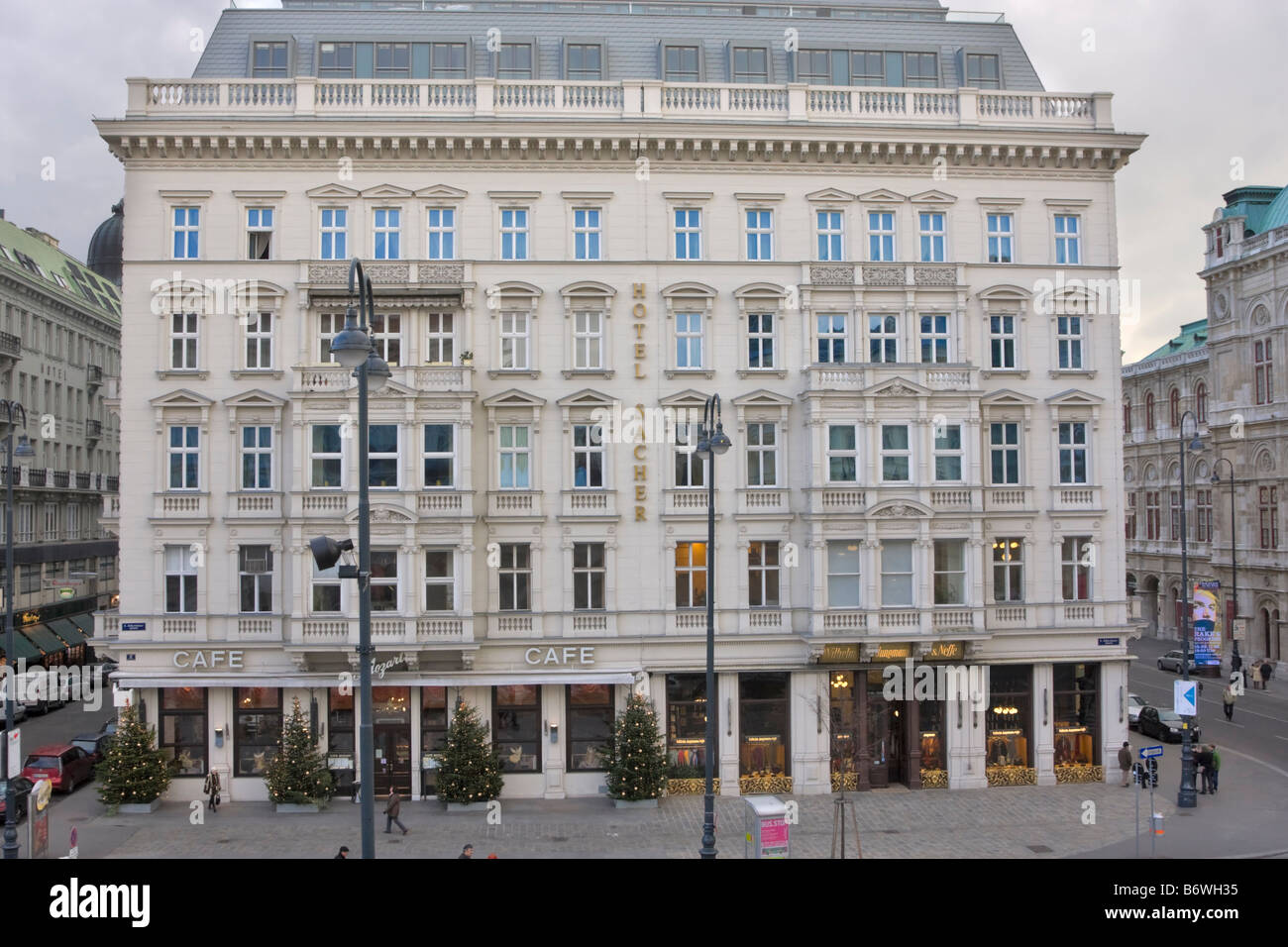 Hotel Sacher di Vienna, Austria Foto Stock