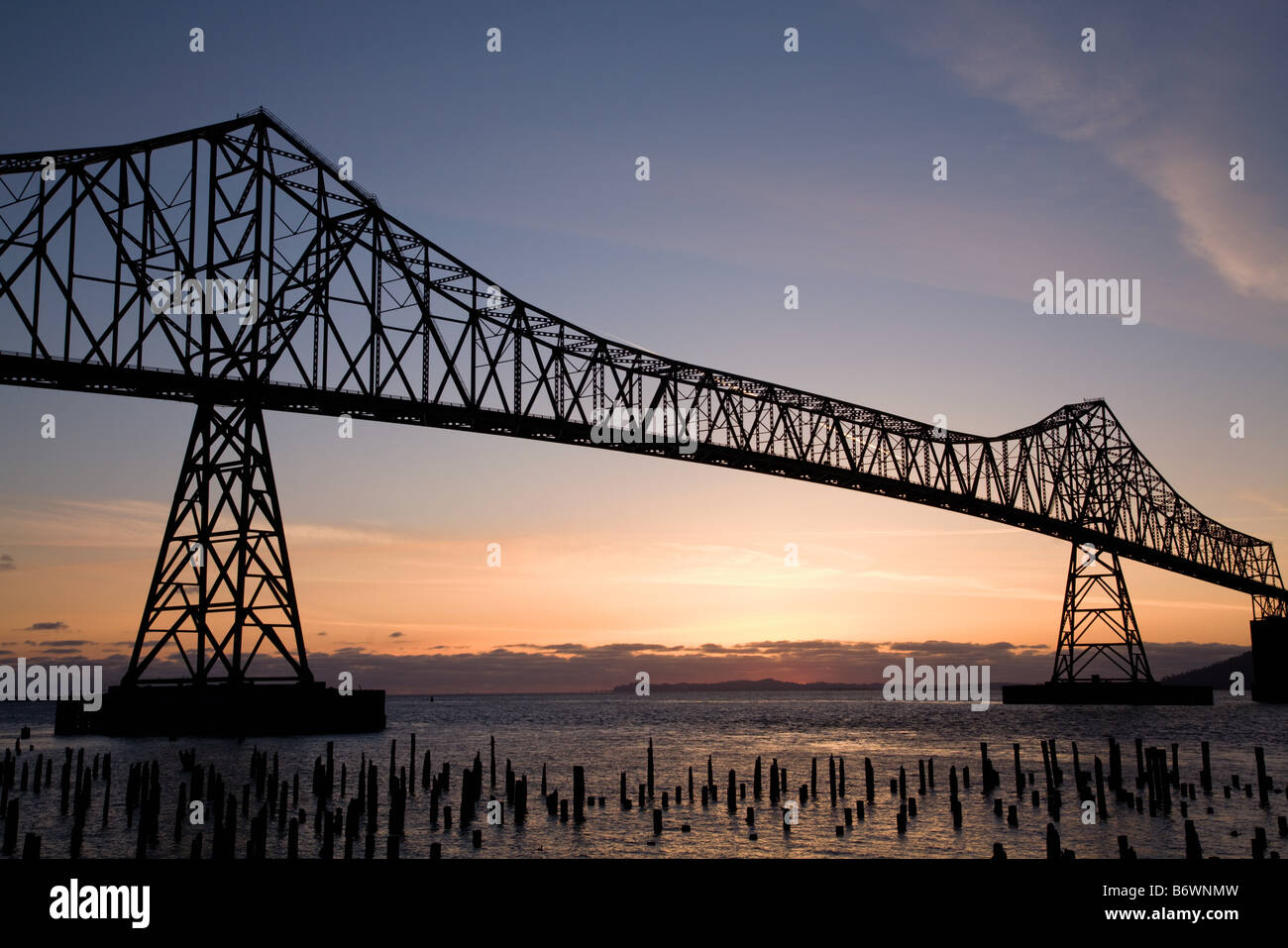 Ponte di Astoria oregon Foto Stock