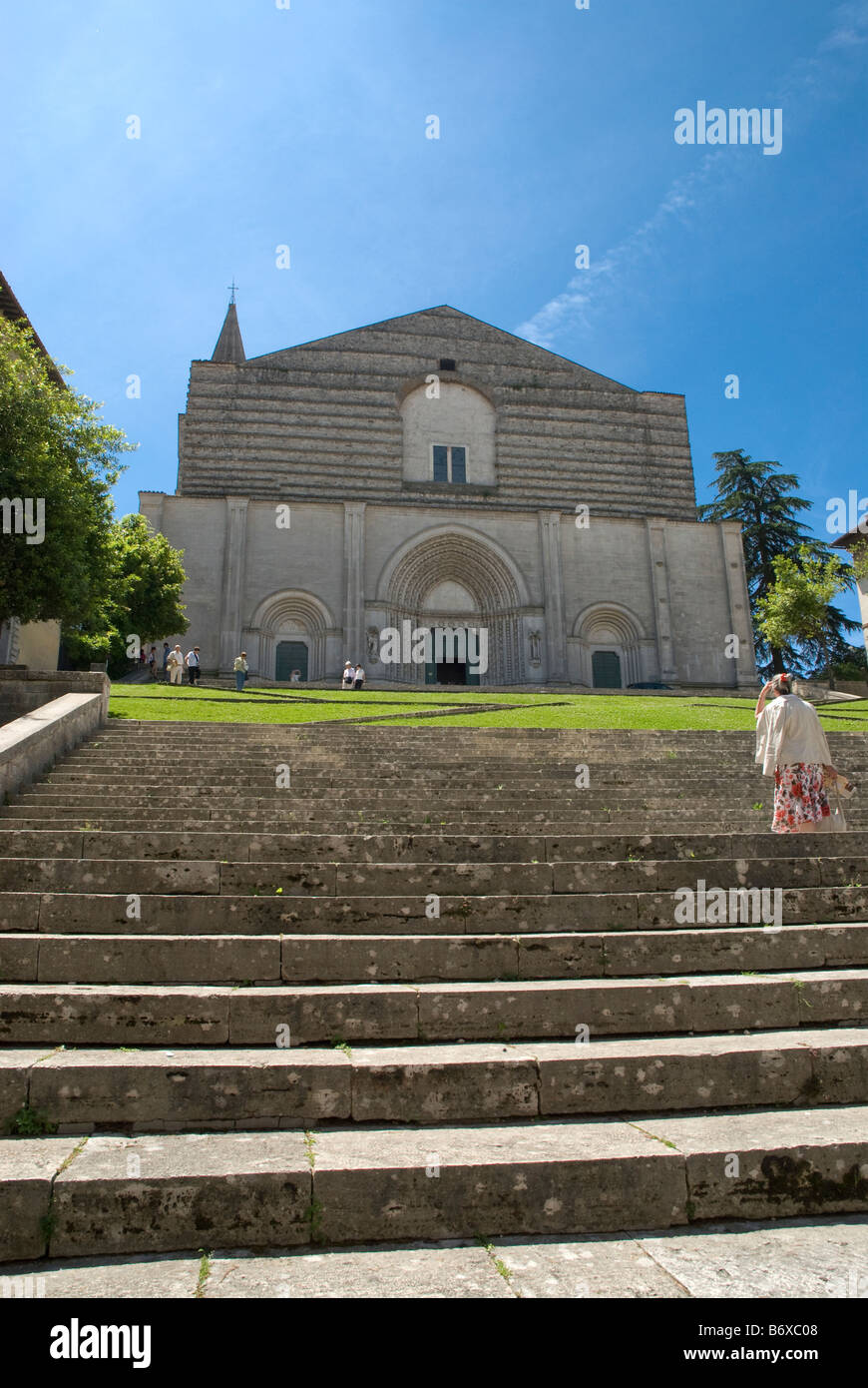 Chiesa di San Fortunato, Todi, Umbria Foto Stock