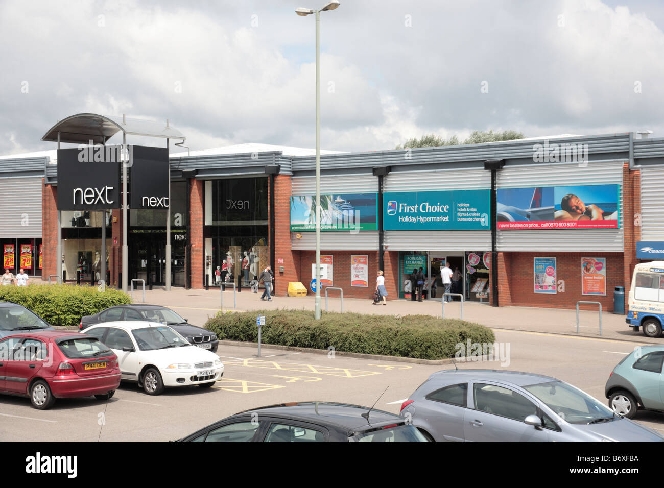 Accanto e di prima scelta, Festival Retail Park, Stoke-on-Trent Foto Stock