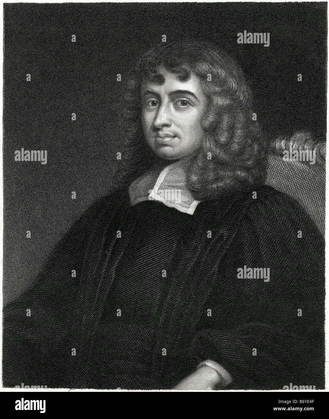 Isaac Barrow (Ottobre 1630 - 4 Maggio 1677) era un studioso inglese e matematico Foto Stock