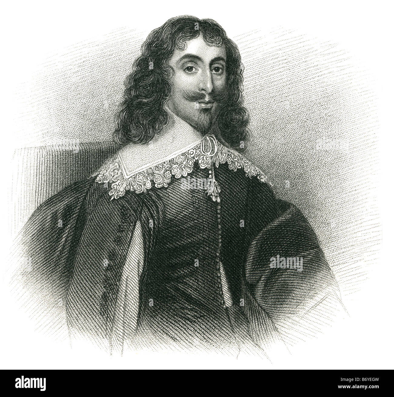 Arthur Capell, primo Baron Capell di Hadham (20 febbraio 1608-9 marzo 1649), era un inglese di royalist. Foto Stock