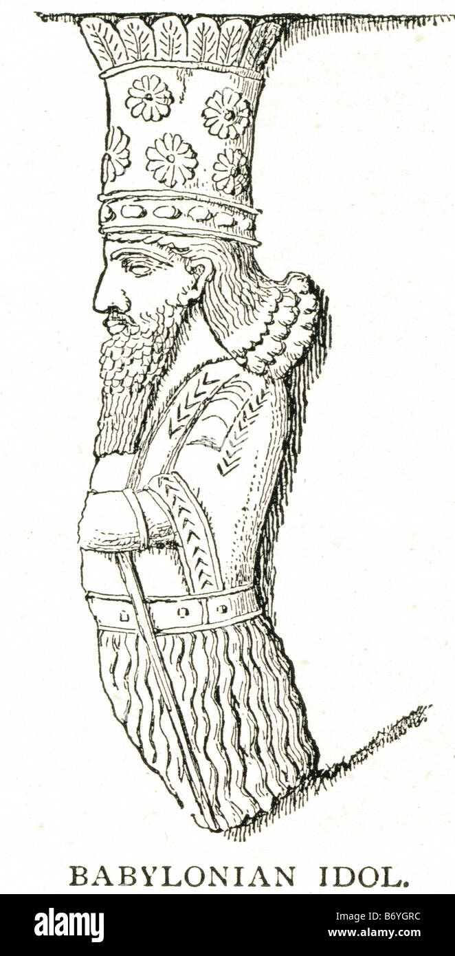 Idolo babilonese Babylonia era uno stato in Mesopotamia inferiore (Iraq), con Babilonia è la sua capitale. Babylonia emerse quando Hammurabi Foto Stock
