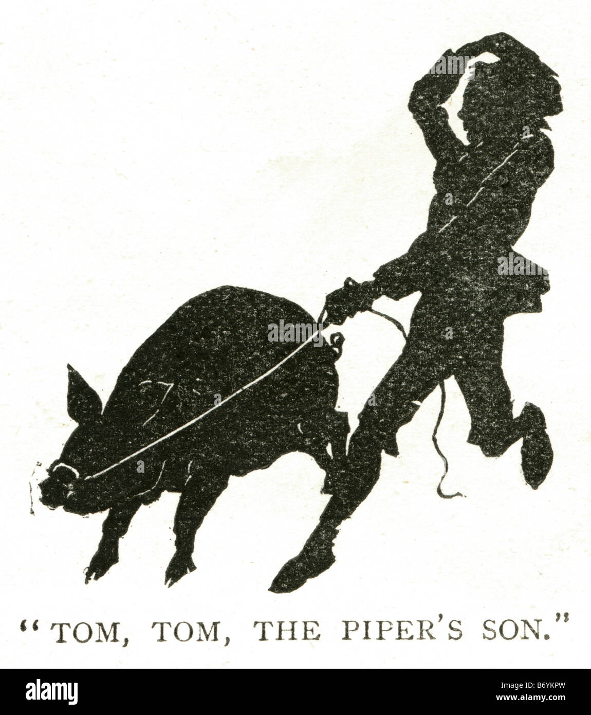 Tom Tom piper figlio di Tom Tom, il Piper del figlio è una filastrocca. La filastrocca è presentato a Benjamin Britten's 1954 opera, Th Foto Stock
