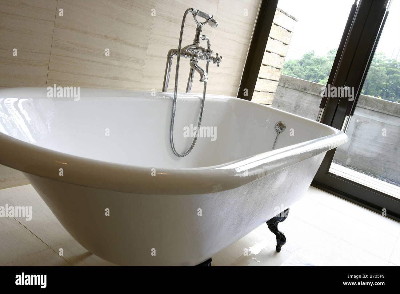 SPA scheda Finestra di vasca Foto Stock