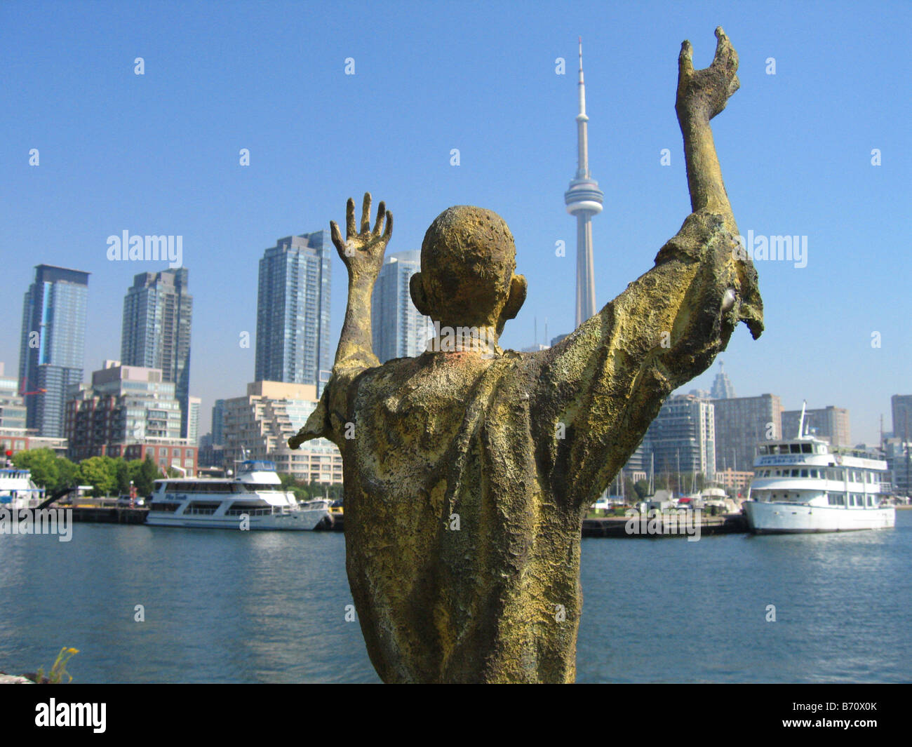 L'Irlanda Park onora gli immigranti irlandesi che erano fuggiti durante la carestia del 1847 e l'38.000 che sono arrivati a Toronto che l'estate Foto Stock