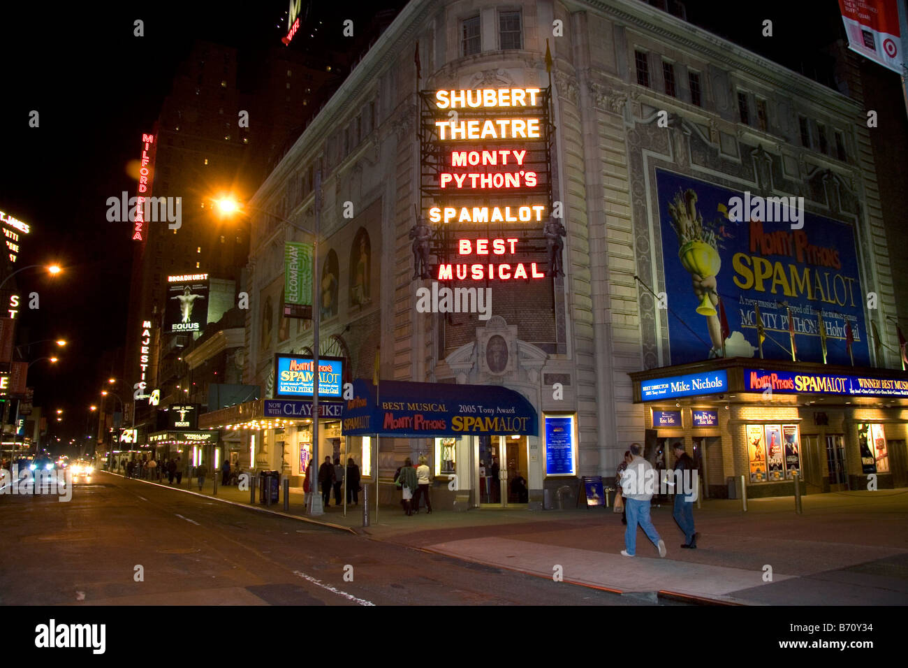 Il Shubert Theatre è un teatro di Broadway in Midtown Manhattan New York City New York STATI UNITI D'AMERICA Foto Stock