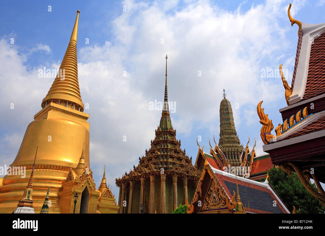 Tempio Grand Palace a Bangkok in Tailandia del sud-est asiatico Foto Stock