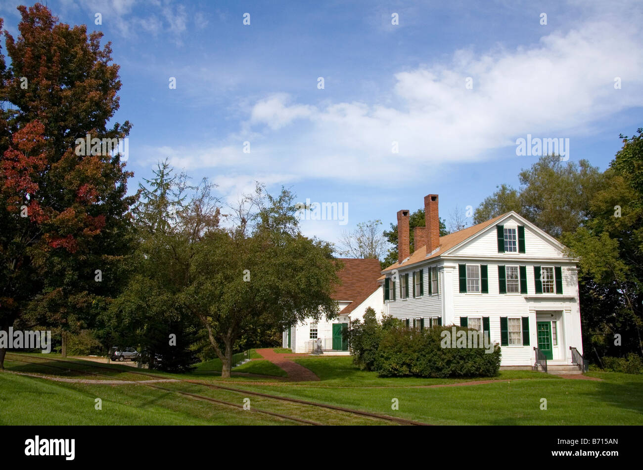 La Pierce Manse storica casa del Presidente Franklin Pierce situato nella città di Concord New Hampshire USA Foto Stock