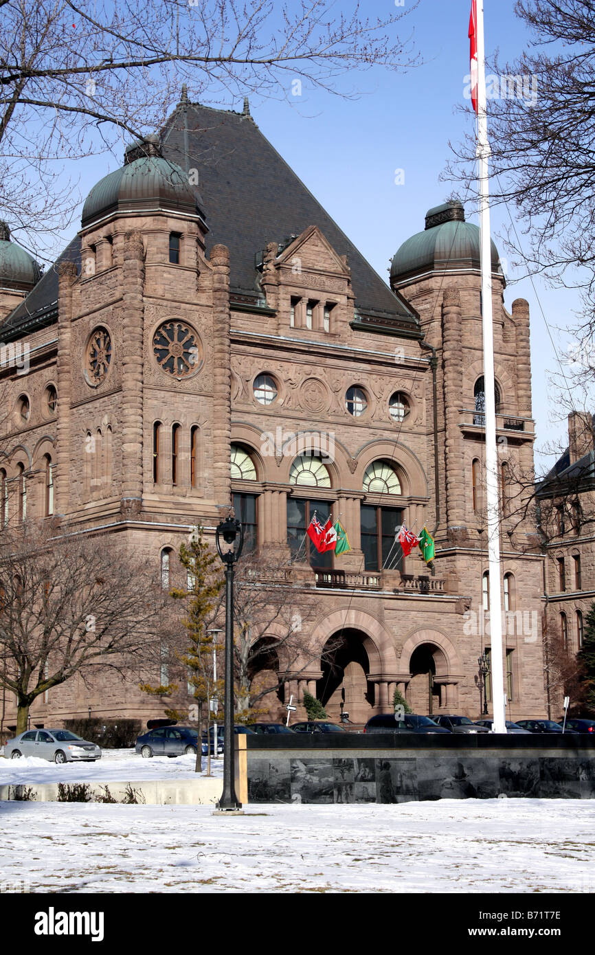 Ontario Governo Provinciale del Palazzo del Parlamento a Toronto Foto Stock