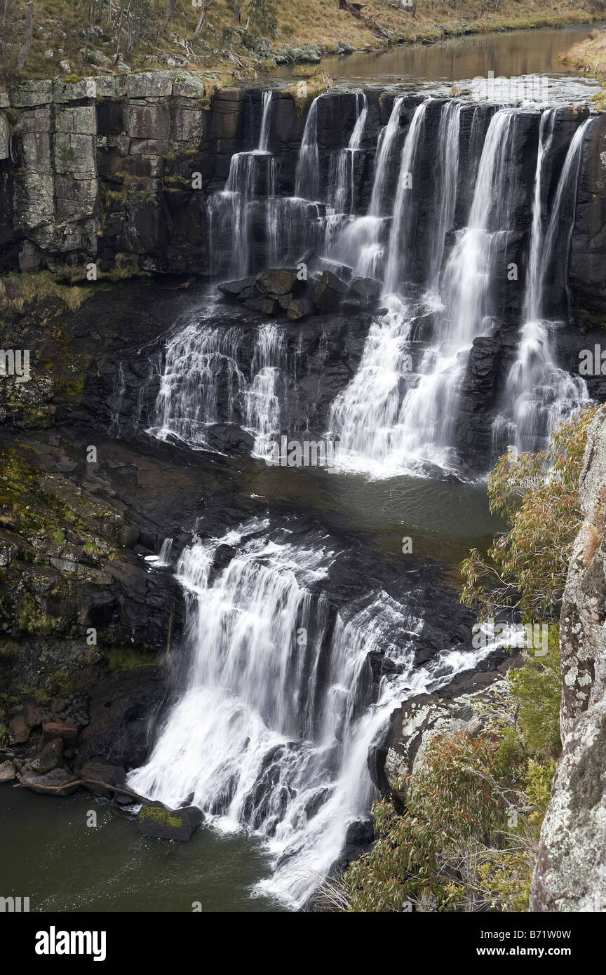 Ebor superiore cade Guy Fawkes River National Park cascata Modo Nuovo Galles del Sud Australia Foto Stock