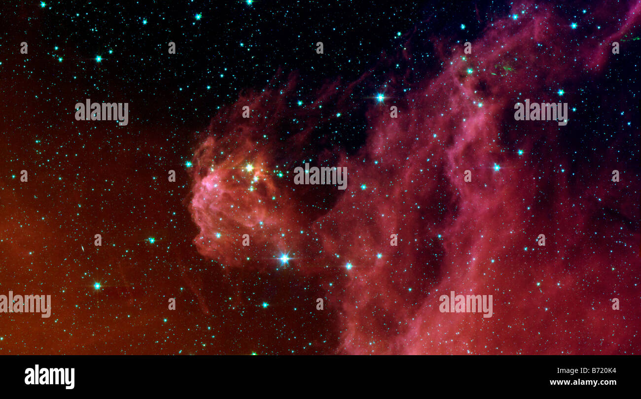 Barnard 30 situato a circa 1.300 anni-luce di distanza e si trova sul lato destro della Orion testa Foto Stock