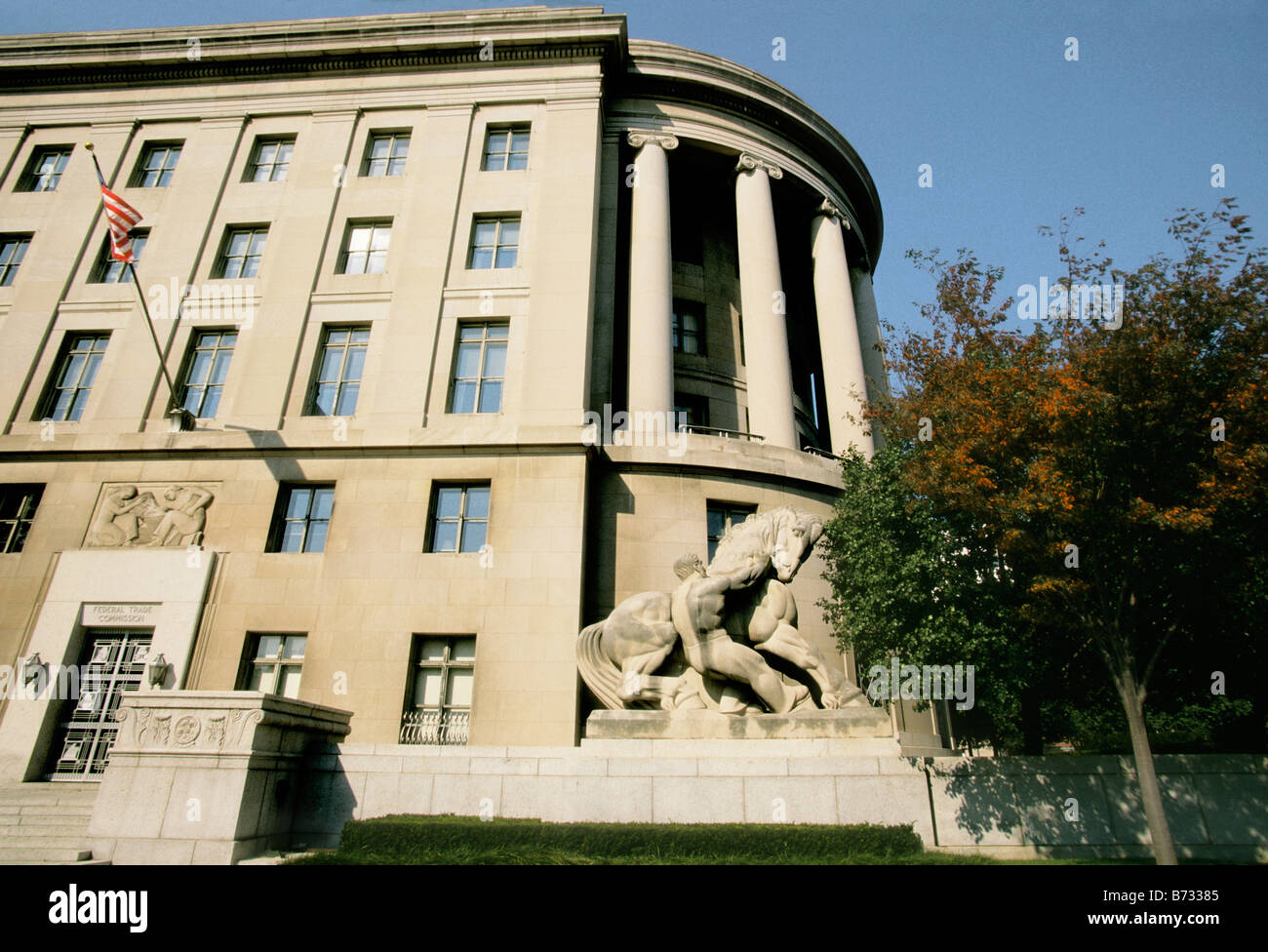 Stati Uniti Washington DC e la Commissione federale per il commercio la costruzione di Edward H Bennett architetto. Costruito nel 1938 Foto Stock