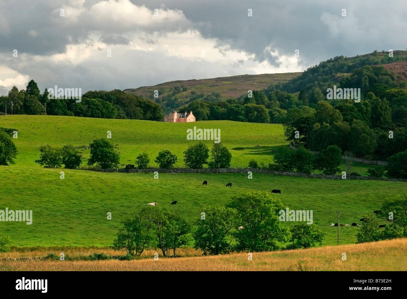 Paesaggio vicino a Fort Augustus, altopiani, Scozia Foto Stock