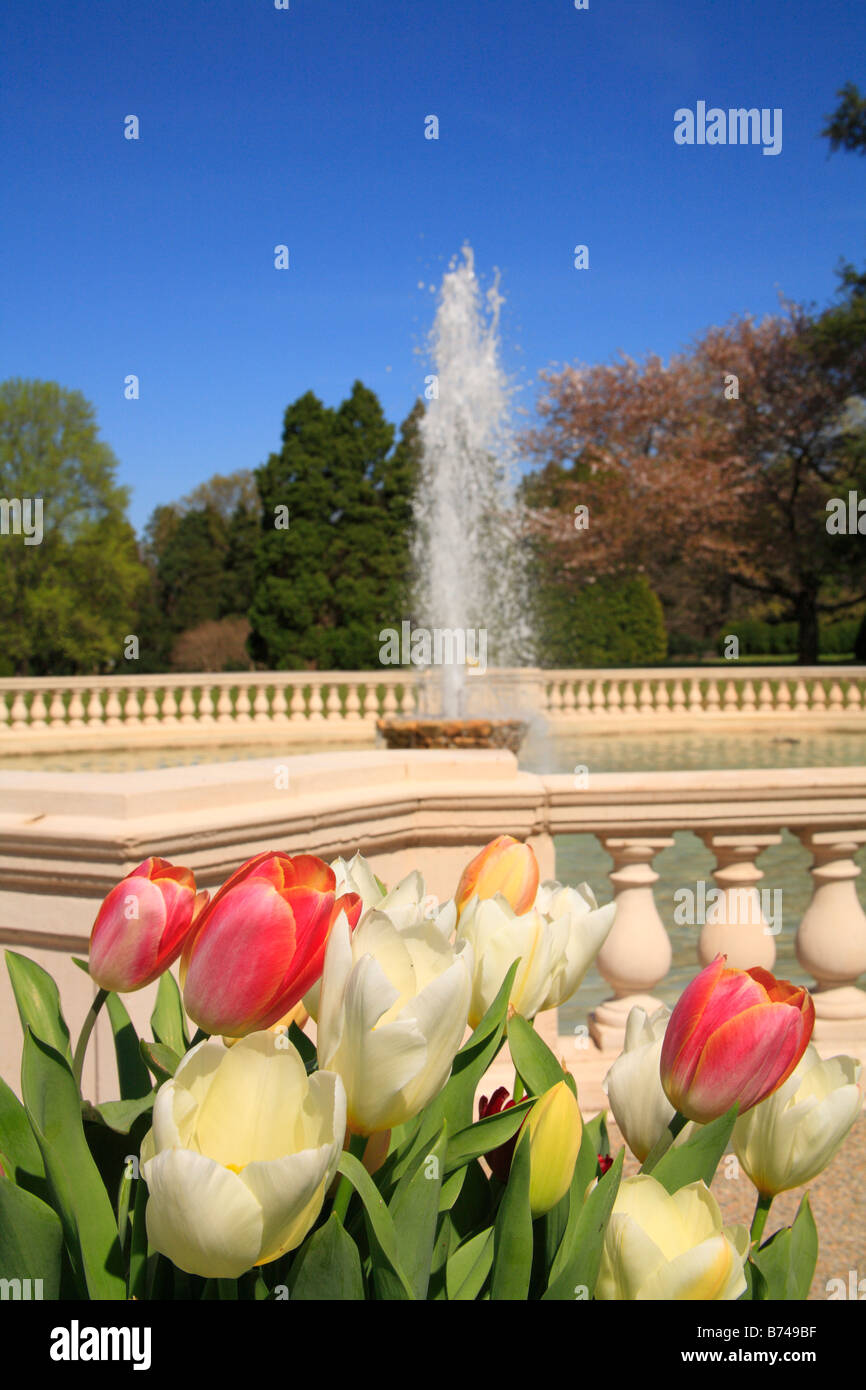 Giardino di Maymont Park, Richmond, Virginia, Stati Uniti d'America Foto Stock