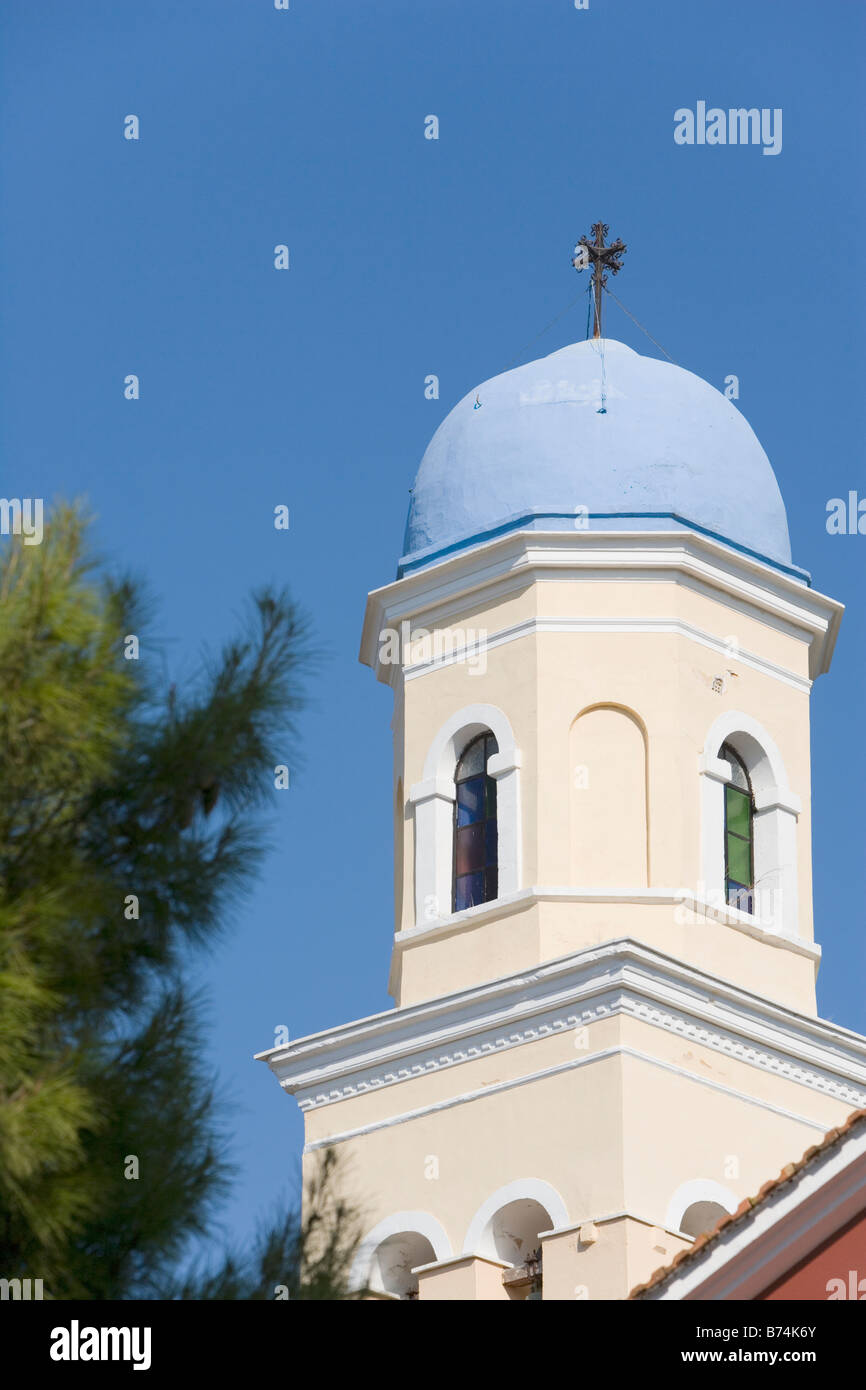 La Chiesa al Mesovounia, Cefalonia, Grecia, Europa Foto Stock