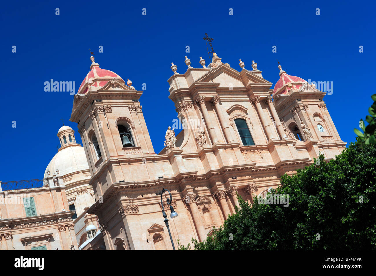 San Nicolo cattedrale, Noto, Sicilia Foto Stock