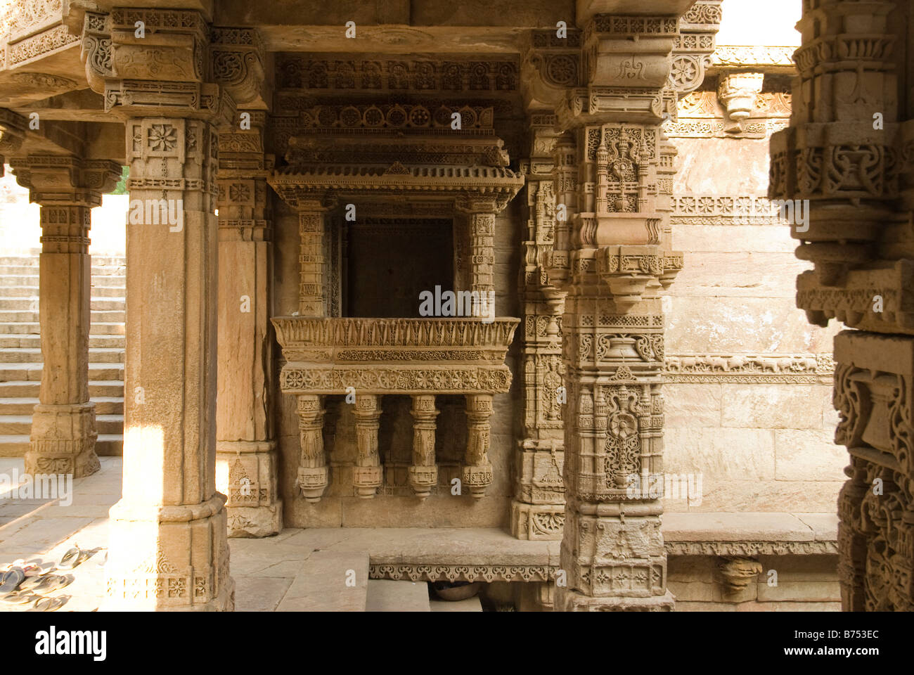 Fase ADALAJ BENE IN GUJARATH, INDIA Foto Stock