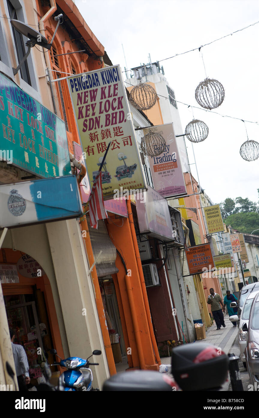 Petaling Street in Kuala Lumpar Malaysia Foto Stock
