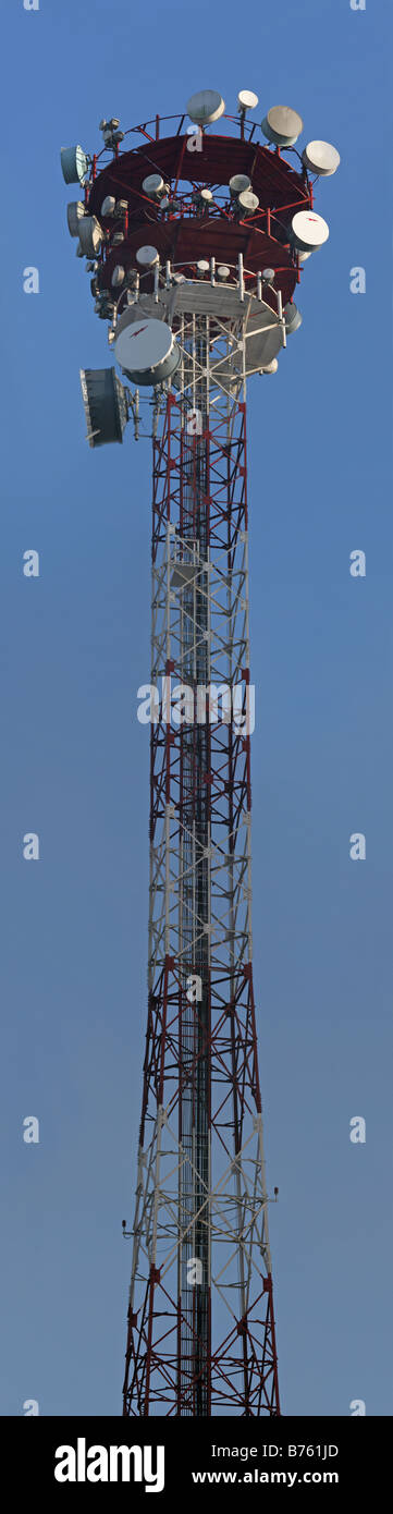 Torre cellulare antenna torre di comunicazioni nextel Foto Stock