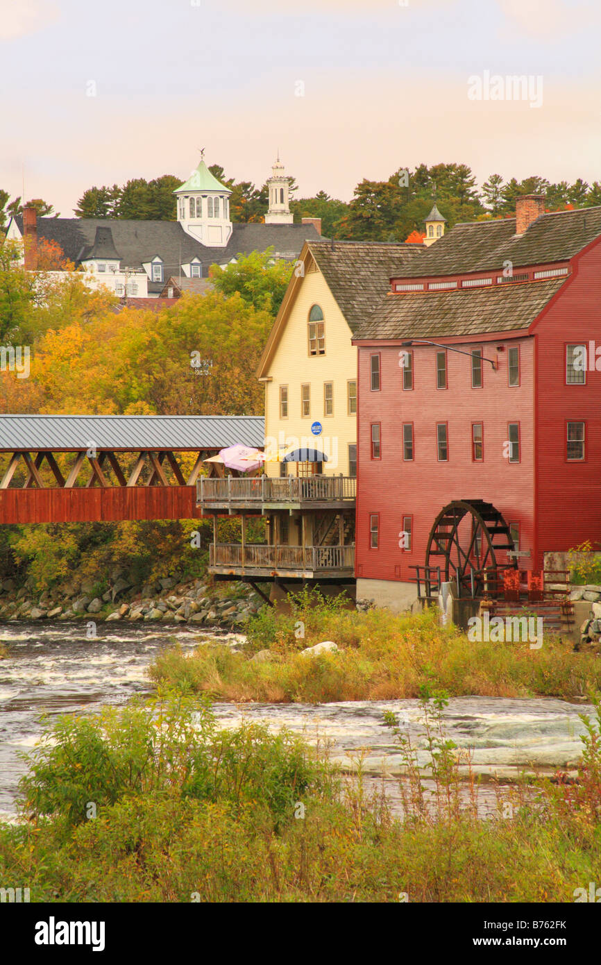 Mulino Rosso, Littleton, New Hampshire, STATI UNITI D'AMERICA Foto Stock