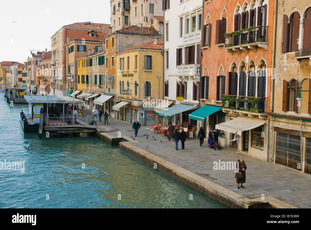 Canele di Cannaregio canal nel sestiere di Cannaregio a Venezia Italia Europa Foto Stock